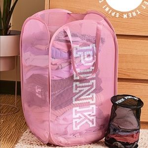 love pink laundry basket